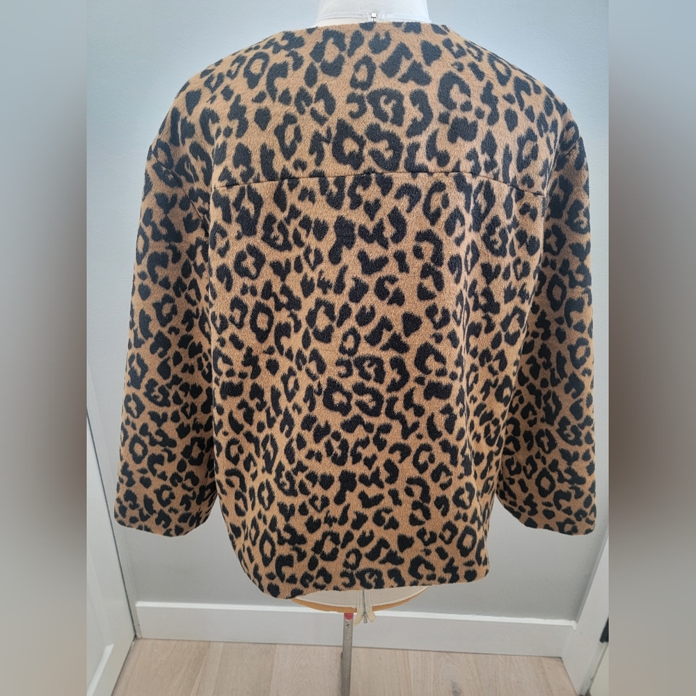 Chico's Tan and Black Leopard Cardigan - Picture 13 of 13